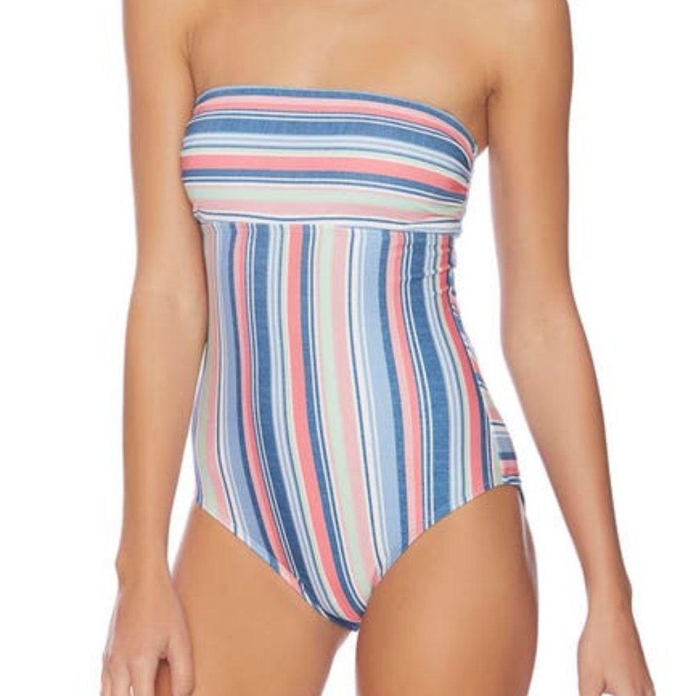 Splendid Holding Pattern One-Piece Swimsuit Med